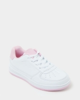 Dunnes Stores  Girls PU Trainer Shoe (Size 13-5)