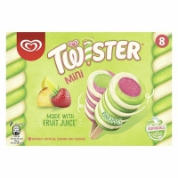 Centra  HB Twister Mini Ice Lolly 8 Pack 4000ml