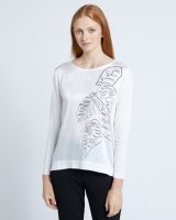 Dunnes Stores  Carolyn Donnelly The Edit Leaf Print Top