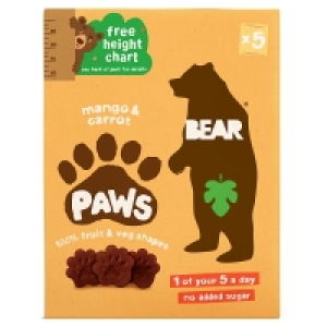 Bear Mango & Carrot Paws 5 Pack 2.50 €