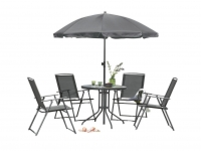 Lidl  Florabest Garden Dining Set with Parasol