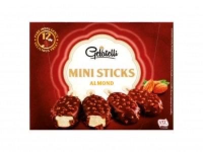 Gelatelli 12 Mini Almond Ice Cream Sticks