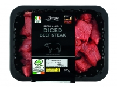 Deluxe Irish Angus Diced Beef Steak 3.79 €