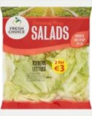 Whole Leaf Ice Berg Lettuce Bag 3.00 €