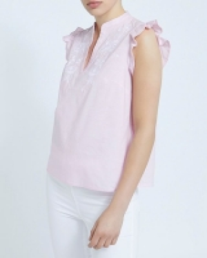 Embroidered Sleeveless Top 7.00 €