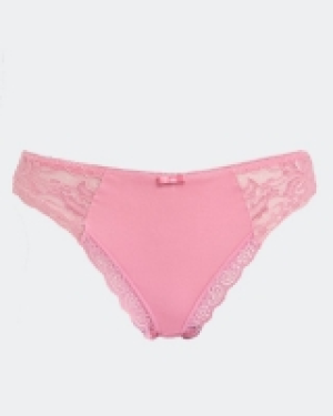 Dunnes Stores  Side Lace Thong - Pack Of 3