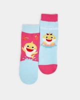Dunnes Stores  Baby Baby Shark Sock - Pack Of 2