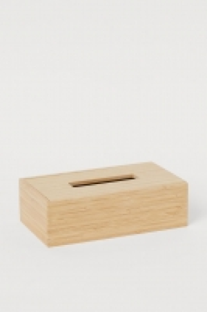 HM  Bamboo tissue box