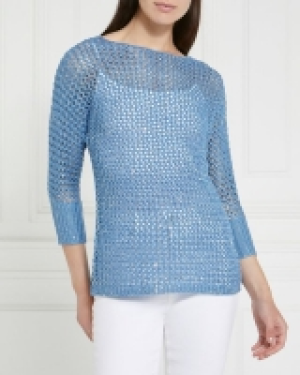 Dunnes Stores  Gallery Odessa Sequin Tape Yarn Jumper