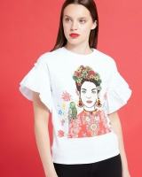 Dunnes Stores  Savida Graphic Girl T-Shirt