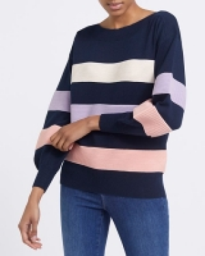 Dunnes Stores  Nautical Stripe Crew Jumper