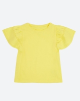 Dunnes Stores  Girls Lace Trim T-Shirt (2-8 years)