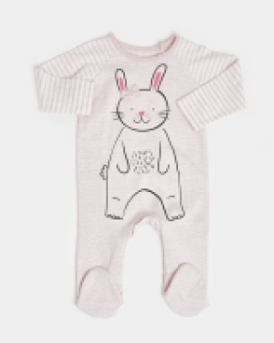 Dunnes Stores  Bunny Sleepsuit (Newborn-12 months)