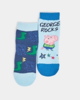 Dunnes Stores  Baby George Sock - Pack Of 2