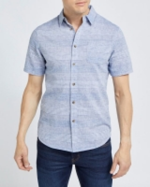 Regular Fit Linen Blend Short-Sleeved Shirt 10.00 €