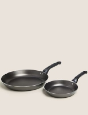 Marks and Spencer  2 Piece Aluminium Frying Pan Set