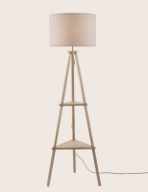 Marks and Spencer  Wooden Tripod Floor Lamp