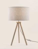 Marks and Spencer  Wooden Tripod Table Lamp