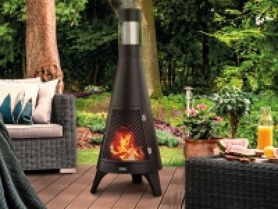 Tower Fire Pit With Chimney