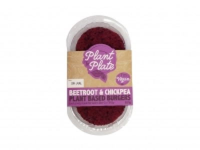 Plant to Plate Beetroot & Chickpea Burger 1.79 €