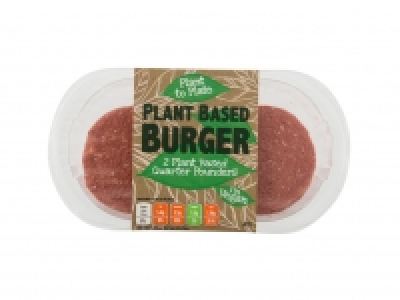 Plant to Plate Plant Based Quarter Pounders 1.99 €