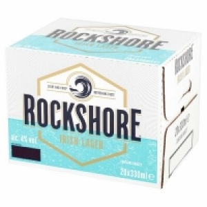 Centra  ROCKSHORE LAGER BOTTLE PACK 20 X 330ML