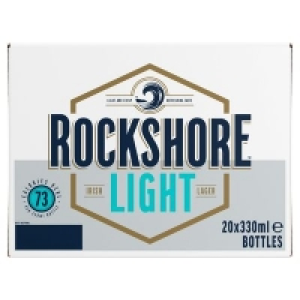 Centra  ROCKSHORE LIGHT LAGER BOTTLE PACK 20 X 330ML