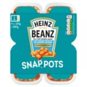 Heinz Beans Snap Pack No Added Sugar