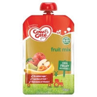 Centra  Cow & Gate Fruit Mix Pouch 4 - 6+ Months 100g