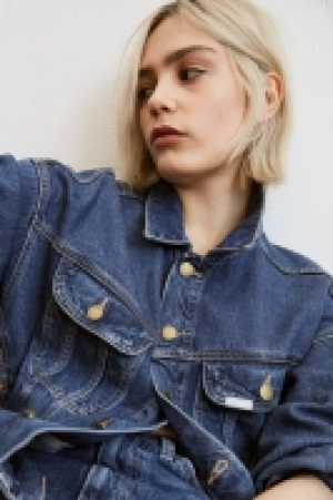 HM  Soft lyocell-mix denim jacket