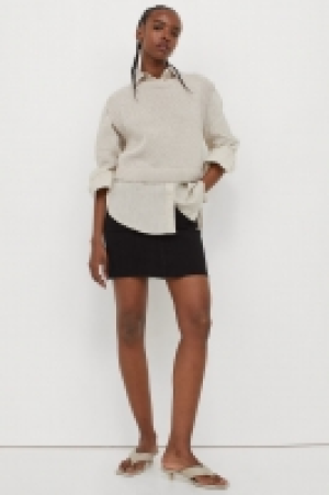 HM  Short denim skirt