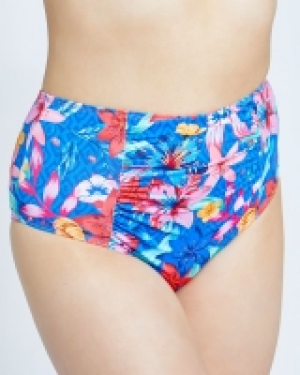 Dunnes Stores  Print Hi Waist Bikini Bottoms