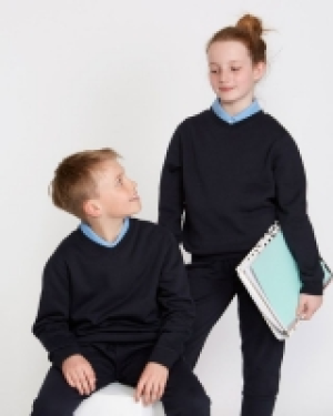 Fleece V-Neck Sweatshirt