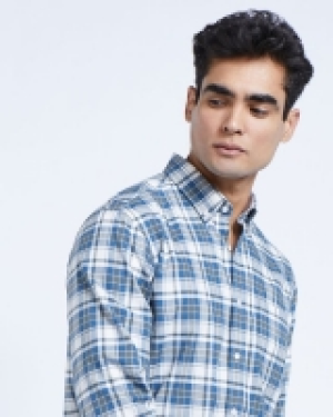 Paul Costelloe Living Khaki Check Shirt