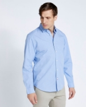 Paul Costelloe Living Regular Fit Printed Texture Shirt