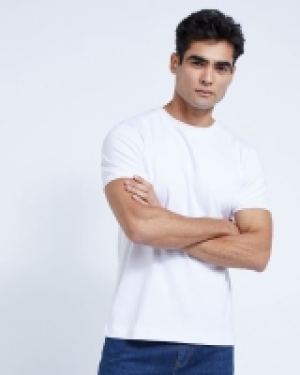 Dunnes Stores  Paul Costelloe Living White Mercerised T-Shirt