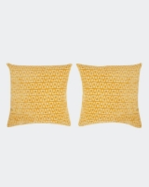 Dunnes Stores  Diamond Velvet Cushion Cover - Pack of 2