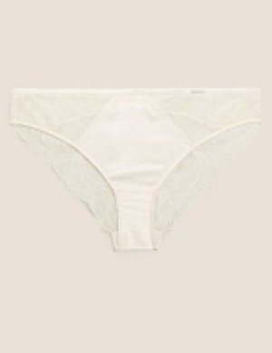 Marks and Spencer Autograph Graphic Floral Lace Brazilian Knickers