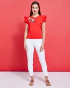 Dunnes Stores  Savida Bianca Embroidered Top