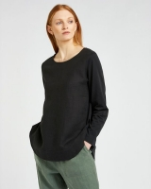 Carolyn Donnelly The Edit Shirt Tail Linen Top