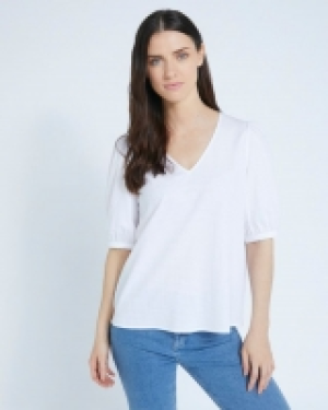 Dunnes Stores  Paul Costelloe Living Studio Puff Sleeve Top