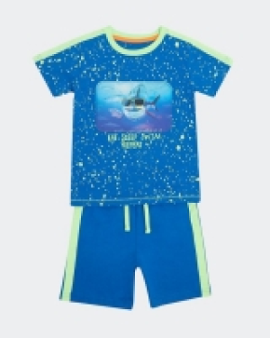Dunnes Stores  Boys Shark Short Set (2-8 Years)