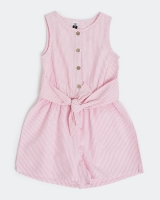 Dunnes Stores  Girls Stripe Playsuit (4-10 years)