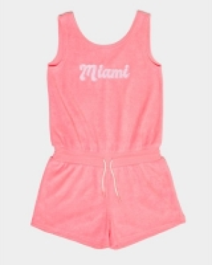 Girls Towelling Playsuit (7-14 years)