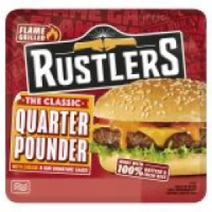 Rustlers The Flame Grilled The Quarter Pounder