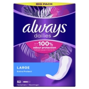 Always Dailies Value Pack Liner Large 5.50 €