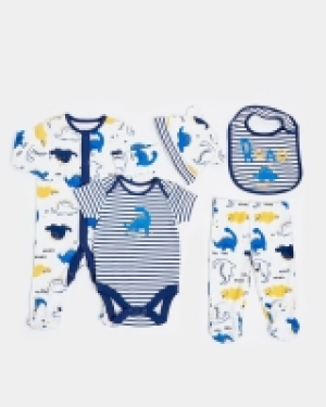 Dino Gift Set - Pack Of 5 (Newborn-6 months)
