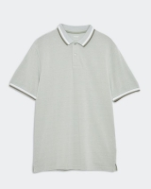 Dunnes Stores  Regular Fit Textured Pique Polo