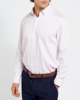 Dunnes Stores  Regular Fit Pink Luxury Collar Shirt