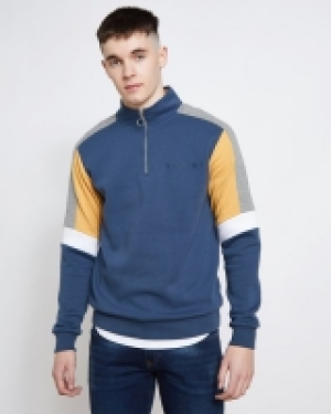 Dunnes Stores  Paul Galvin Navy Funnel Sweatshirt